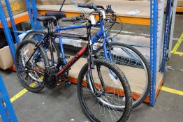 Two men's pre-owned Hybrid bicycles to include one Apollo Transfer and one Probike Escape.