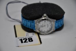 A ladies as new Tag Heuer Aquaracer 300 metre sapphire crystal watch WBD1314 (Unboxed).