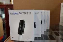 Five boxed as new Insulcheck Connect (Automatic data logger for insulin pens, supports KwikPen by