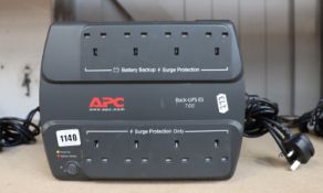 A pre-owned APC Back-UPS ES 700 Uninterrupted Power Supply (Model: BE700-UK).