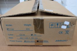 One boxed as new Black Ice Audio F159 Jim Fosgate phono pre-amp in black.