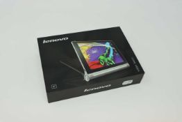 A pre-owned Lenovo YOGA Tablet 2-830L 16GB in Platinum (FRP clear, Boxed, No charger included).