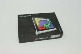 A pre-owned Lenovo YOGA Tablet 2-830L 16GB in Platinum (FRP clear, Boxed, No charger included).