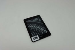 A pre-owned Amazon Kindle Paperwhite 4 (PQ94WIF) 6” E-Reader in Black.