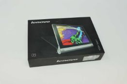 A pre-owned Lenovo YOGA Tablet 2-830F 16GB in Platinum (FRP clear, Boxed, No charger included).