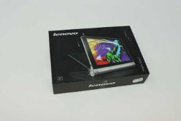 A pre-owned Lenovo YOGA Tablet 2-830F 16GB in Platinum (FRP clear, Boxed, No charger included).