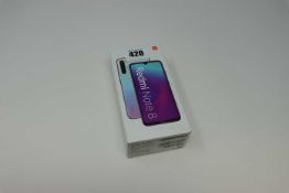 A pre-owned Xiaomi Redmi Note 8 Dual M1908C3JG 128GB in Neptune Blue (IMEI: 869367046936343) (FRP