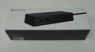 A boxed as new Microsoft Surface Dock (Model: 1661) (Box sealed, some cosmetic damage to box).
