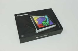 A pre-owned Lenovo YOGA Tablet 2-830F 16GB in Platinum (FRP clear, Boxed, No charger included).