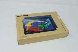 A pre-owned Lenovo Tab 2 A10-70 32GB in Blue (FRP clear, Boxed, No charger included).