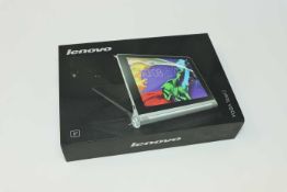 A pre-owned Lenovo YOGA Tablet 2-830F 16GB in Platinum (FRP clear, Boxed, No charger included).