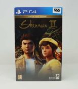 A boxed as new Shenmue III Collector's Edition for PS4 (Box sealed).