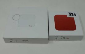 A boxed as new iTraq Nano Location Tracking Device and a boxed as new iTraq Nano Silicone Case (