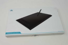 A boxed as new Huion Graphics Drawing Pen Tablet H610 Pro. 8192 Levels of Pressure Sensitivity. 10 x