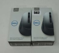 Two boxed as new Dell MS5320W Multi-device Wireless Mice (Boxes sealed, some cosmetic damage to