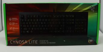 A boxed as new Razer Cynosa RGB Chroma Lite Gaming Keyboard (US English Layout) (Box sealed).