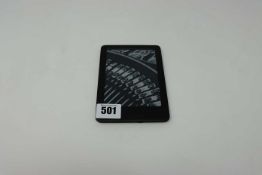 A pre-owned Amazon Kindle Basic 3 2019 (J9G29R) 6” E-Reader in Black.