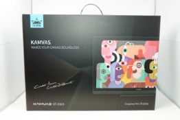 A boxed as new Huion Upgraded Kamvas GT-191 V2 8192 Level Battery-free Stylus Pen Display Drawing