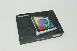 A pre-owned Lenovo YOGA Tablet 2-830L 16GB in Platinum (FRP clear, Boxed, No charger included).