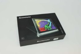 A pre-owned Lenovo YOGA Tablet 2-830F 16GB in Platinum (FRP clear, Boxed, No charger included).