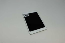 A pre-owned Apple iPad mini 4 (Wi-Fi Only) A1538 128GB in Silver (Serial: F9FXXD55GHKK) (iCloud