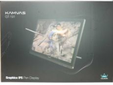A boxed as new Huion Kamvas GT-191 Graphic Drawing Tablet with Screen, 8192 Pencil Pressure