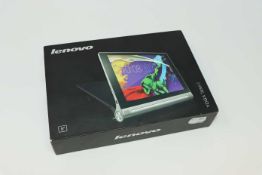 A pre-owned Lenovo YOGA Tablet 2-830F 16GB in Platinum (FRP clear, Boxed, No charger included).