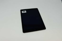A pre-owned Apple iPad Air 2 (Wi-Fi Only) A1566 128GB in Space Grey (Serial: DMPSLCY3G5W1) (iCloud