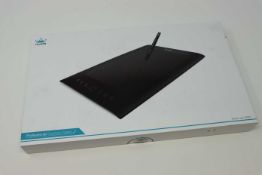 A boxed as new Huion Graphics Drawing Pen Tablet H610 Pro. 8192 Levels of Pressure Sensitivity. 10 x