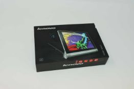 A pre-owned Lenovo YOGA Tablet 2-830F 16GB in Platinum (FRP clear, Boxed, No charger included).