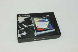 A pre-owned Lenovo YOGA Tablet 2-830F 16GB in Platinum (FRP clear, Boxed, No charger included).