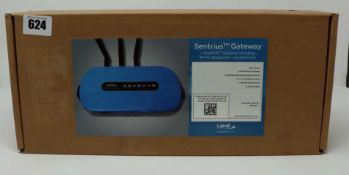 A boxed as new Laird Sentrius RG186 LoRaWAN Gateway (Box opened).