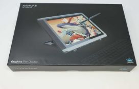 A boxed as new Huion Kamvas GT-156HD V2 Graphic Tablet with Screen, 8192 Levels Pressure