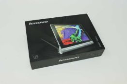 A pre-owned Lenovo YOGA Tablet 2-830F 16GB in Platinum (FRP clear, Boxed, No charger included).