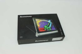 A pre-owned Lenovo YOGA Tablet 2-830L 16GB in Platinum (FRP clear, Boxed, No charger included).