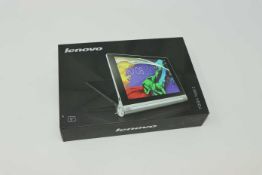 A pre-owned Lenovo YOGA Tablet 2-830F 16GB in Platinum (FRP clear, Boxed, No charger included).