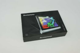 A pre-owned Lenovo YOGA Tablet 2-830F 16GB in Platinum (FRP clear, Boxed, No charger included).