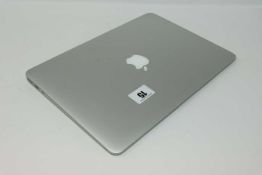 A pre-owned MacBook Air A1466 sold for parts (Serial: FVFTL7Y9J1WK) (Does not power on. Liquid