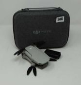 A pre-owned Mavic Mini Ultralight Drone with battery and carry case (No charger, controller or other