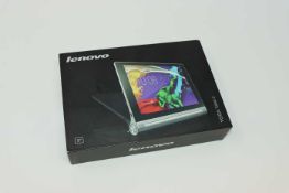 A pre-owned Lenovo YOGA Tablet 2-830F 16GB in Platinum (FRP clear, Boxed, No charger included).