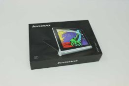 A pre-owned Lenovo YOGA Tablet 2-830F 16GB in Platinum (FRP clear, Boxed, No charger included).