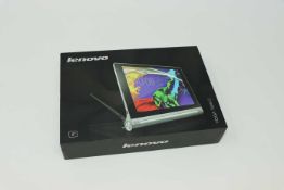 A pre-owned Lenovo YOGA Tablet 2-830F 16GB in Platinum (FRP clear, Boxed, No charger included).