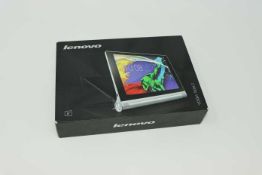 A pre-owned Lenovo YOGA Tablet 2-830F 16GB in Platinum (FRP clear, Boxed, No charger included).