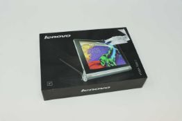 A pre-owned Lenovo YOGA Tablet 2-830F 16GB in Platinum (FRP clear, Boxed, No charger included).