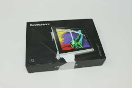 A pre-owned Lenovo YOGA Tablet 2-830F 16GB in Platinum (FRP clear, Boxed, No charger included).