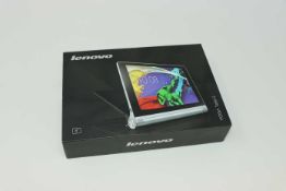 A pre-owned Lenovo YOGA Tablet 2-830F 16GB in Platinum (FRP clear, Boxed, No charger included).