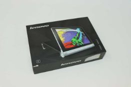 A pre-owned Lenovo YOGA Tablet 2-830LC 16GB in Platinum (FRP clear, Boxed, No charger included).