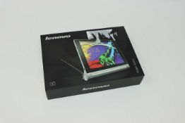 A pre-owned Lenovo YOGA Tablet 2-830F 16GB in Platinum (FRP clear, Boxed, No charger included).