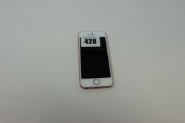 A pre-owned Apple iPhone SE (Global/Sprint/A1723) 32GB in Rose Gold (IMEI: 356608087408928) (