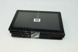 Five pre-owned Cetrix Cobalt CZ1190 Tablets (No Chargers Included, Untested, No Physical Damage).